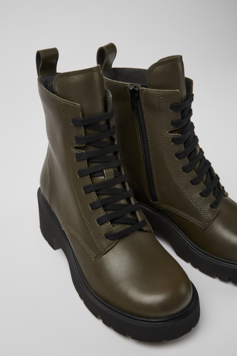 Bottes à Lacets Vert Milah Pour Femmes Camper Be Nouveautés