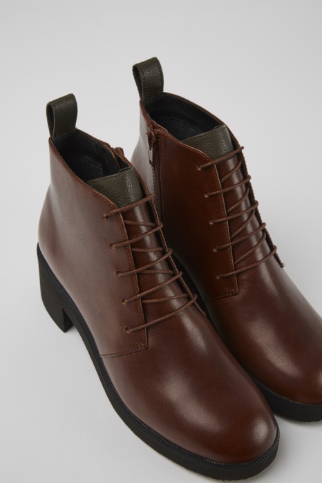 Wonder Bottines Marron Pour Femme Camper Be Nouveautés