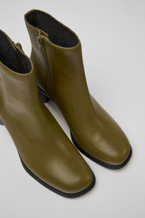 Bottes En Cuir Vert Meda Pour Femme Exclusive Camper Be
