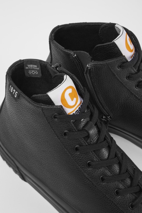 Bottes Camper Be Design Camaleon En Cuir Noir Pour Femme