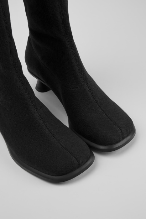 Bottes Hautes Camper Be Design Dina En Lyocell Tencel™ Noir