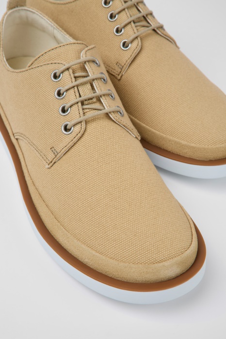 Chaussures Camper Be Design Wagon Beige Textile Et Nubuck Pour Homme