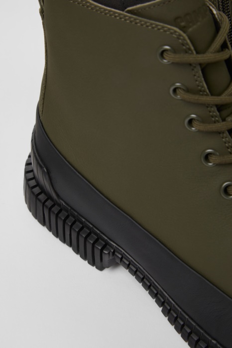 Botte à Lacets Pix Smart Kaki Pour Homme Exclusive Camper Be