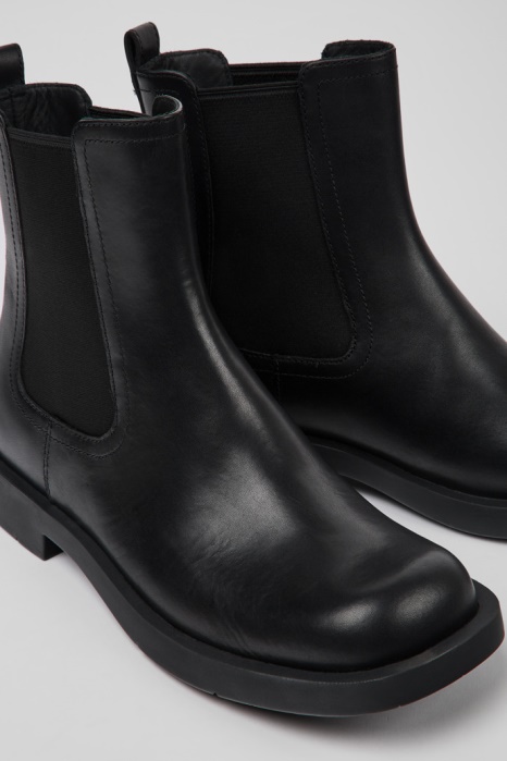 Mil 1978 Bottes Chelsea En Cuir Noir Pour Hommes Camper Be Nouveautés