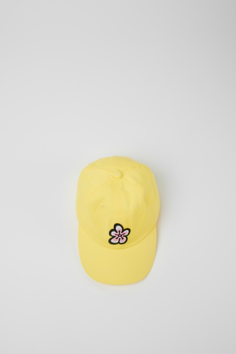 Casquette Exclusive Camper Be Casquette Jaune En Coton Bio