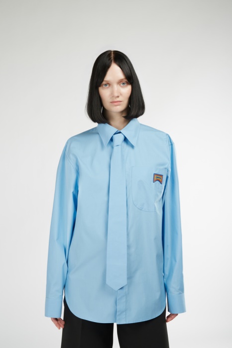 Chemise Camper Be Design Bleu Chemise Unisexe
