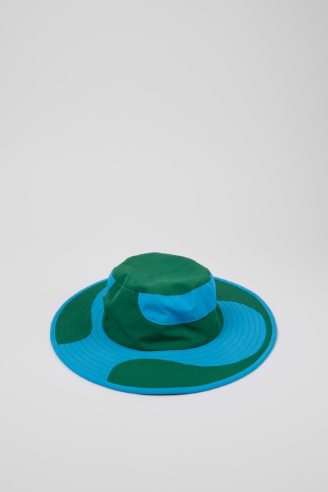Chapeau Exclusif Camper Be Chapeau Bleu Et Vert