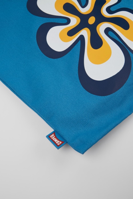 Conmigo Cabas Bleu En Coton Campeur Recyclé Be Nouveautés