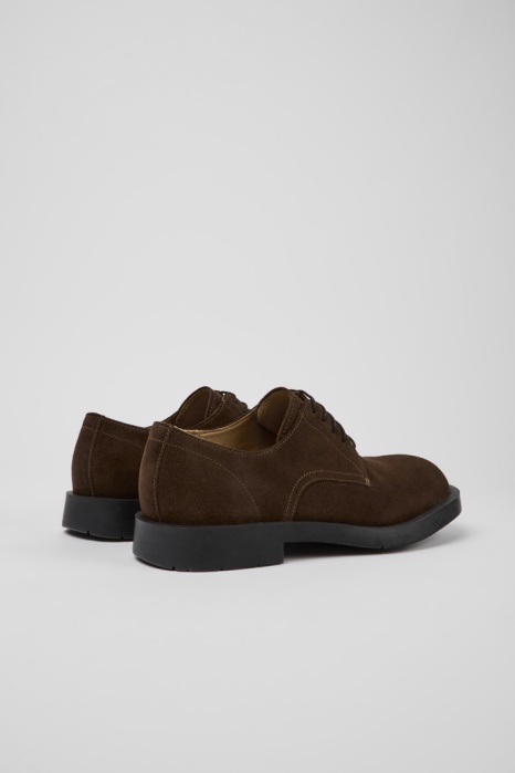 Design Mil 1978 Chaussures En Nubuck Marron Pour Hommes Camper Be