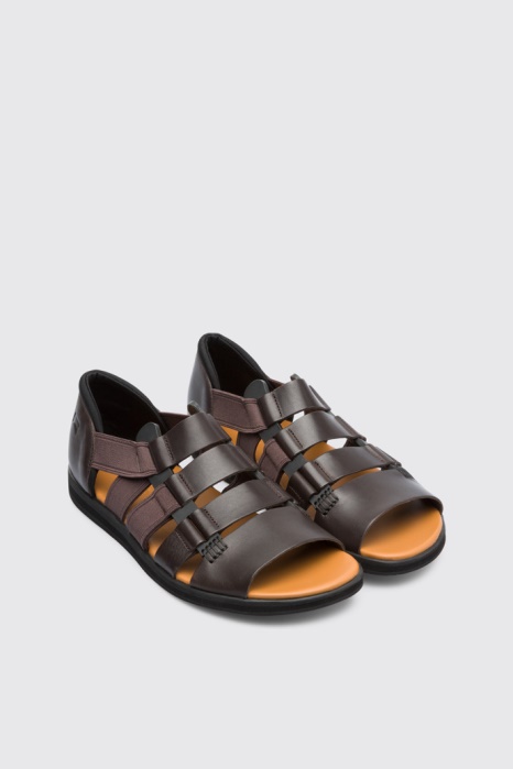 Marron Sandales Vaporisateur Pour Hommes Exclusif Camper Be
