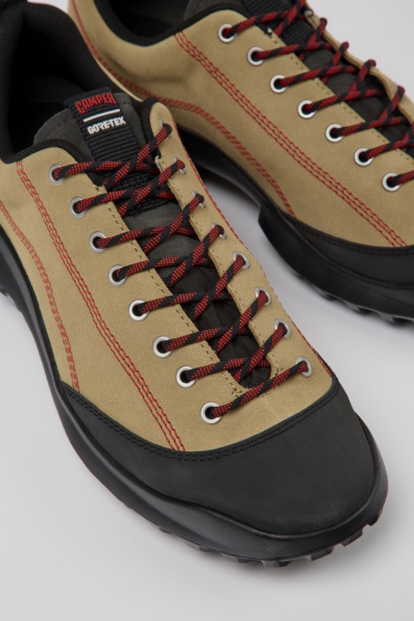 Baskets Camper Be Crclr Gore-tex Beiges En Nubuck Et Textile Pour Homme