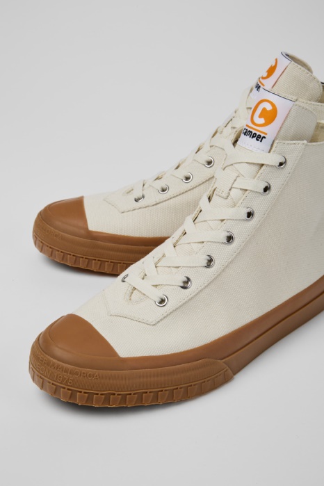 Camper Be Design Camaleon Bottes De Baskets Blanches Pour Hommes
